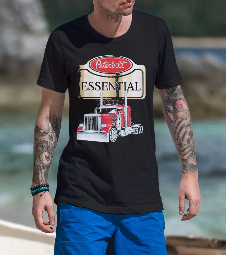 Peterbilt Essential Red Truck T-Shirt