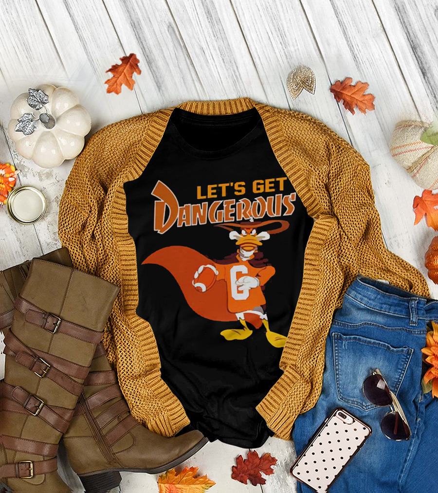 Darkwing Duck Let's Get Dangerous Football T-Shirt