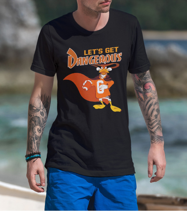 Darkwing Duck Let's Get Dangerous Football T-Shirt