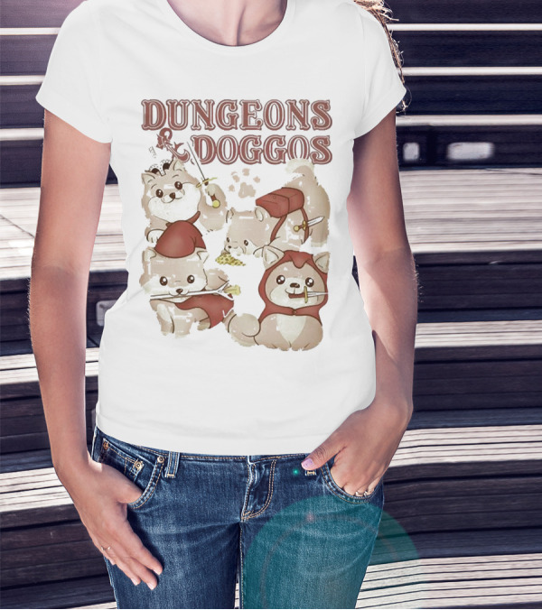 Dungeons And Doggos Adventure Pups T-Shirt