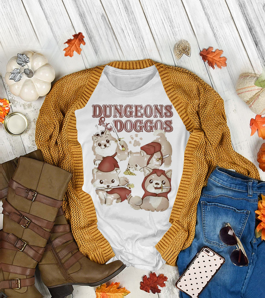 Dungeons and Doggos Adventure Pups T-Shirt
