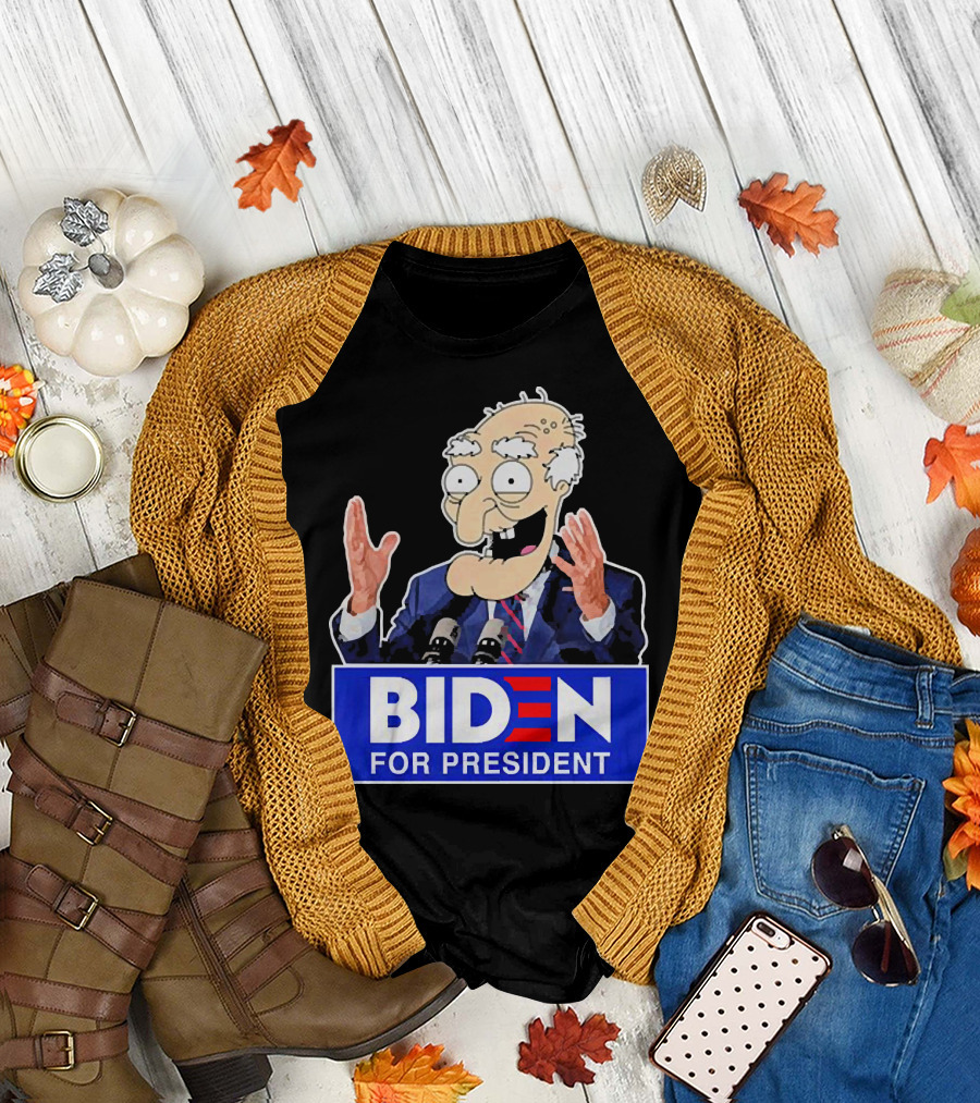 Biden for President Cartoon T-Shirt