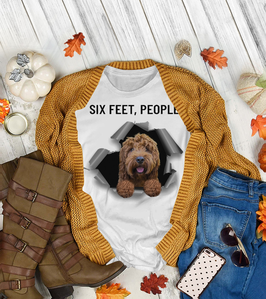 SIX FEET PEOPLE COCKAPOO TORN RIPPER T-Shirt