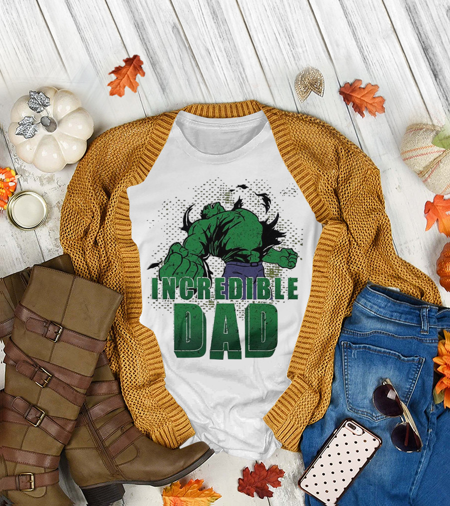 Marvel Hulk Father's Day Incredible Dad Hero T-Shirt