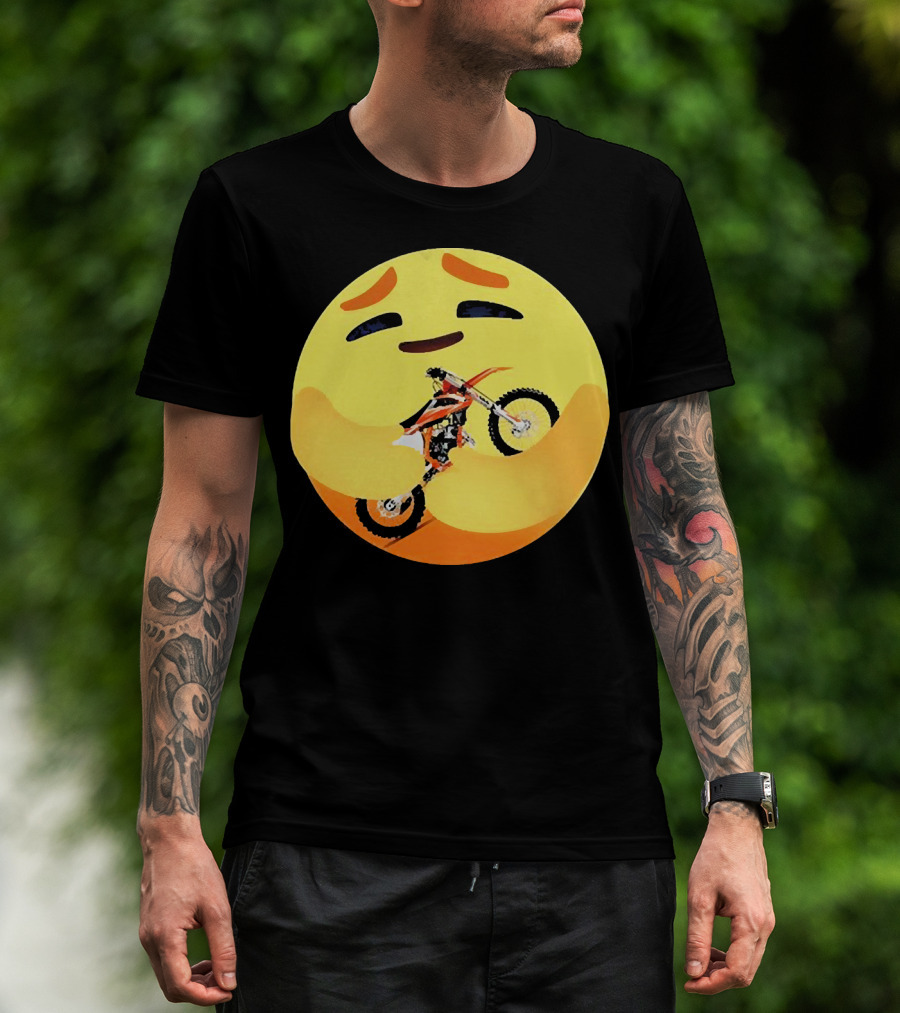 Icon Care Hug Terrain Motorcycle Emoji T-Shirt