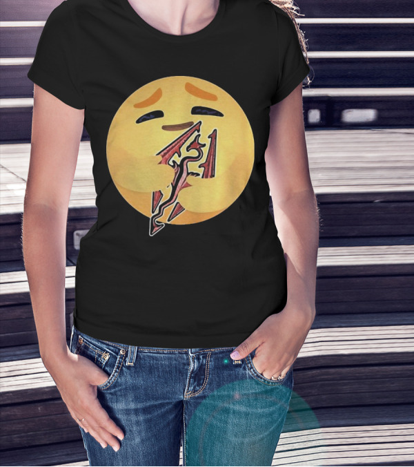 Happy Emoji Hugging Skyrim T-Shirt