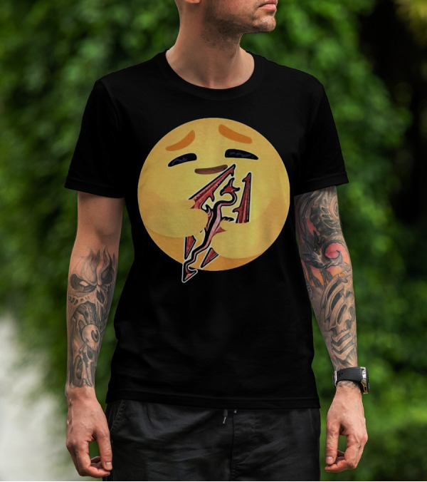 Happy Emoji Hugging Skyrim T-Shirt
