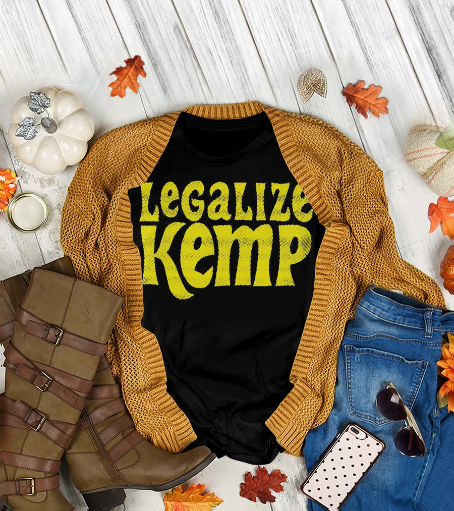 Legalize Kemp NBA Basketball Seattle SuperSonics Fan T-Shirt