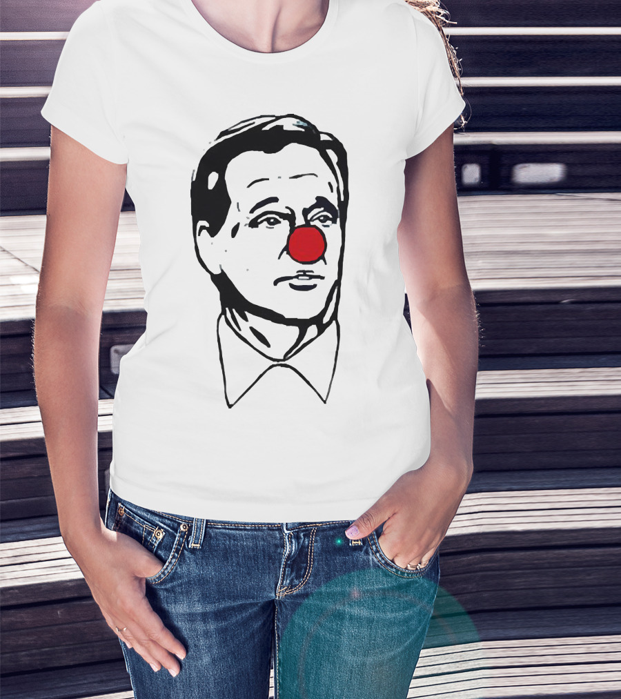 Matt Patricia Goodell Clown NFL Red Nose Iconic Image T-Shirt