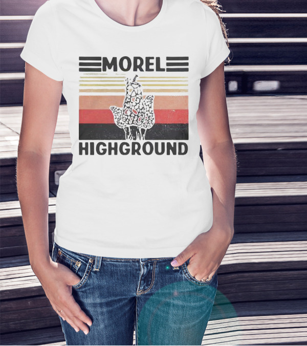 Morel Highground Mushroom Hunter Snail T-Shirt
