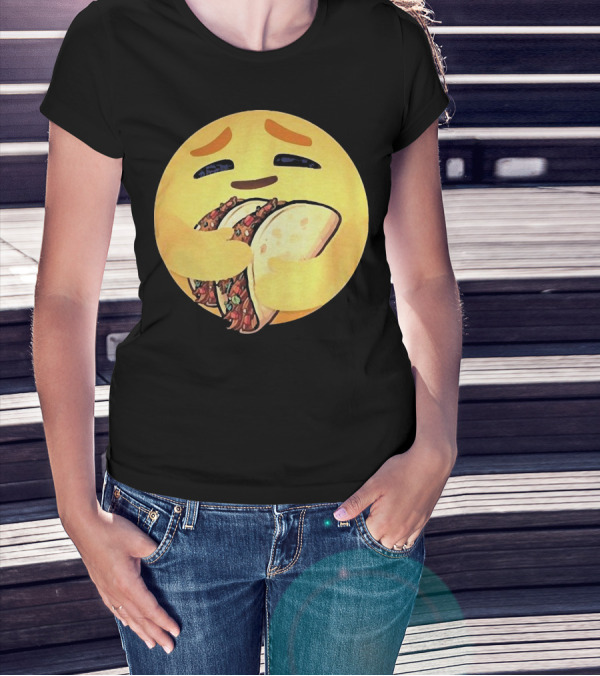 Care Emoji Hugging Tacos T-Shirt