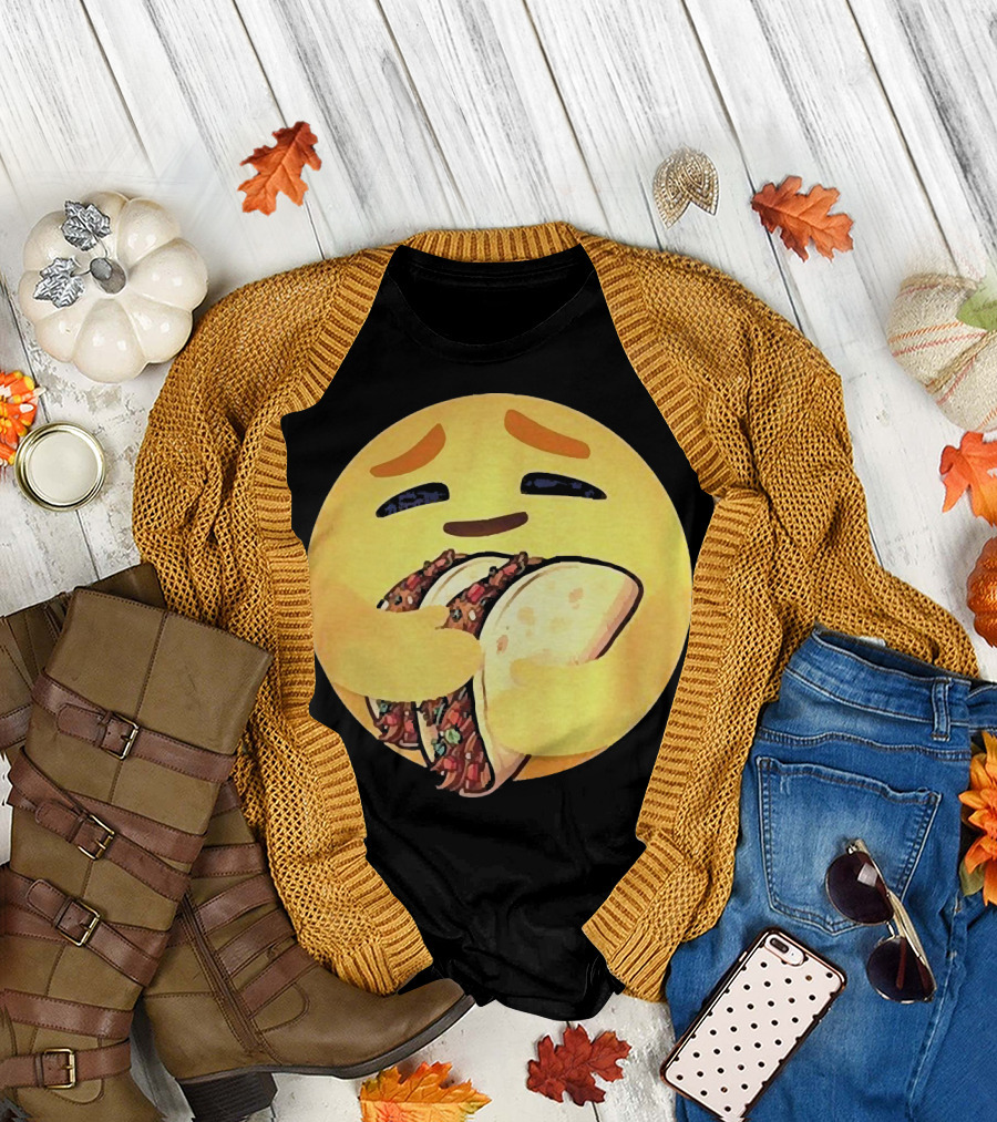 Care Emoji Hugging Tacos T-Shirt