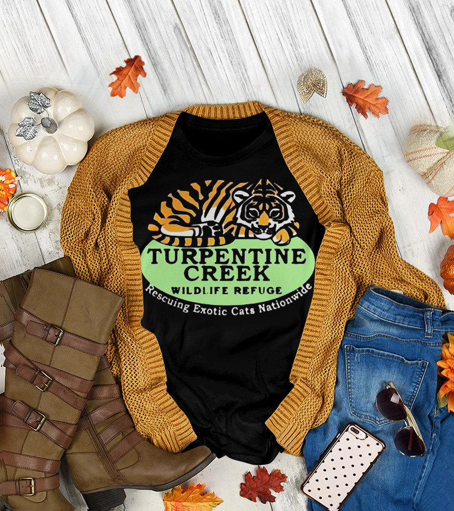 Turpentine Creek Wildlife Refuge Rescuing Exotic Cats Nationwide T-Shirt