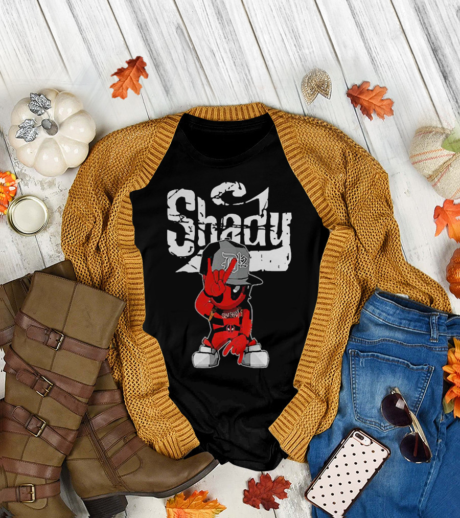 Baby Deadpool Slim Shady Rap Icon Crossover T-Shirt