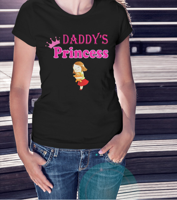 DADDY'S Princess Prinzessin Angel Des Niedlichen Vatis T-Shirt