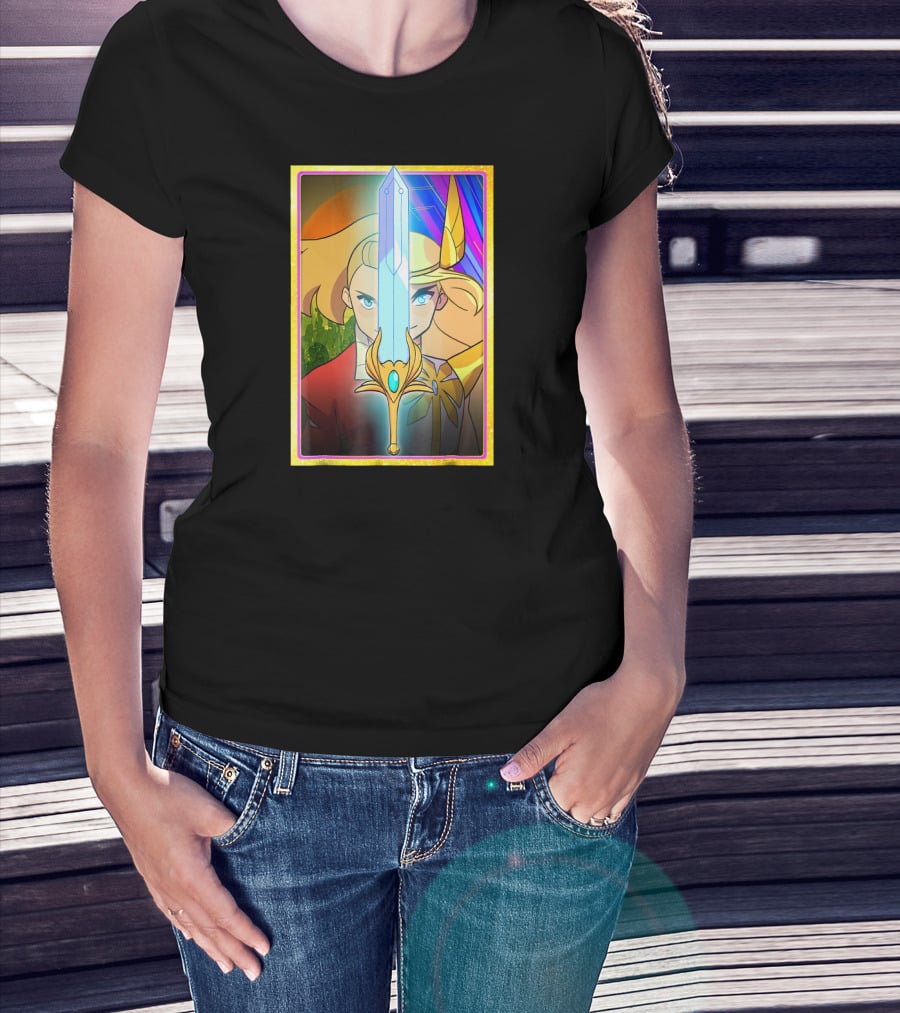 DreamWorks She Ra Adora Split Sword Transformation T-Shirt
