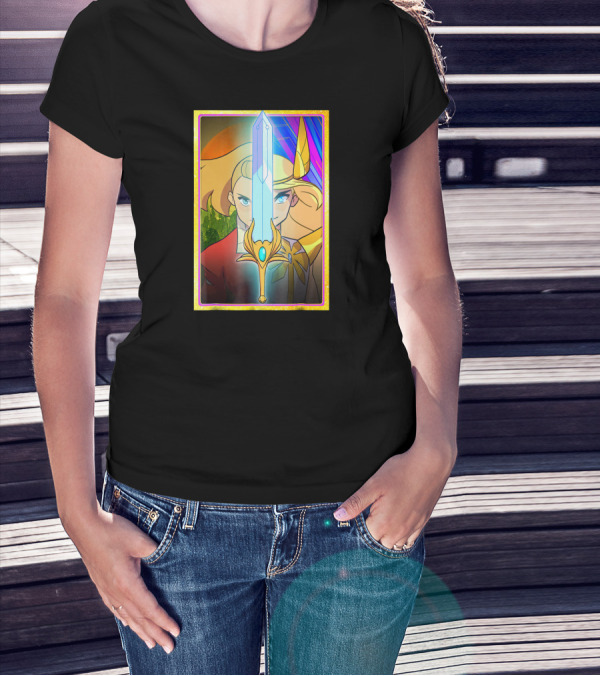 DreamWorks She Ra Adora Split Sword Transformation T-Shirt