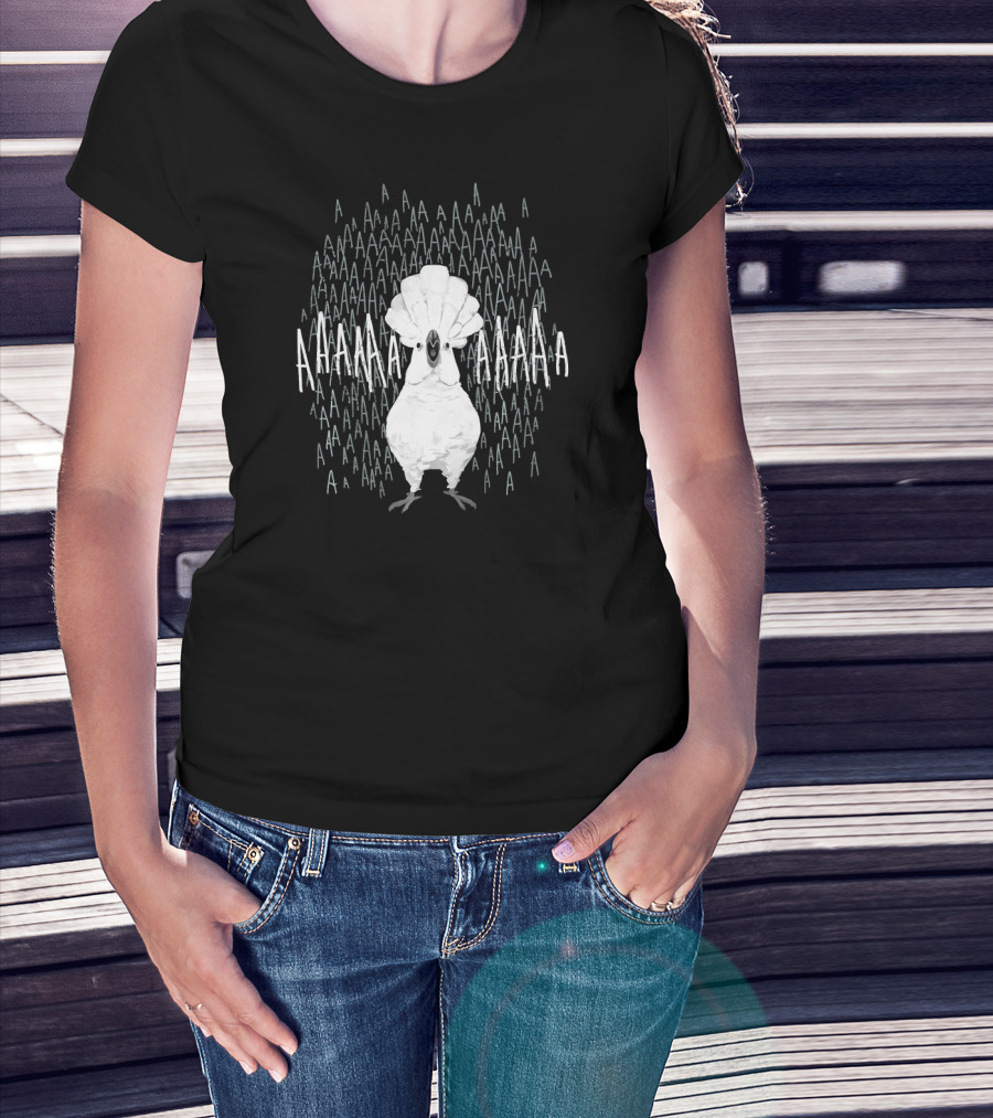 Screaming Cockatoo With AAAAAAH T-Shirt