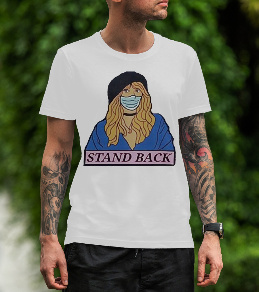 Stevie Nicks Stand Back Masked T-Shirt