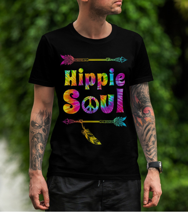 Hippie Soul Tie Dye Peace Tribal Love T-Shirt