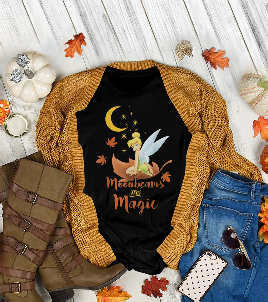 Disney Peter Pan Tinkerbell Moonbeams and Magic T-Shirt