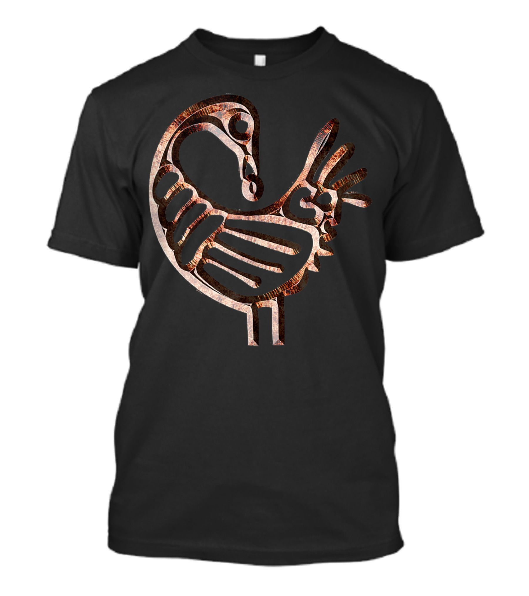 Sankofa Bird Adinkra Symbol African Art Asante African Heritage T-Shirt