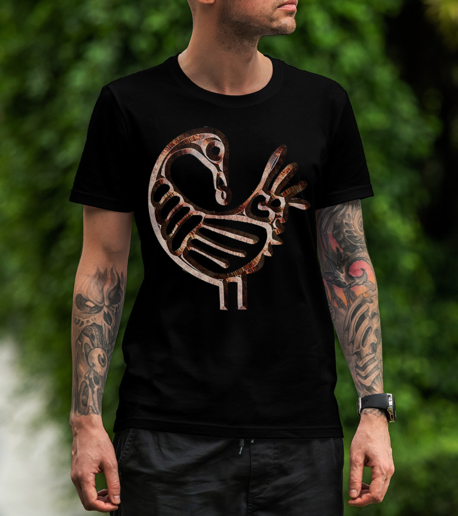 Sankofa Bird Adinkra Symbol African Art Asante African Heritage T-Shirt