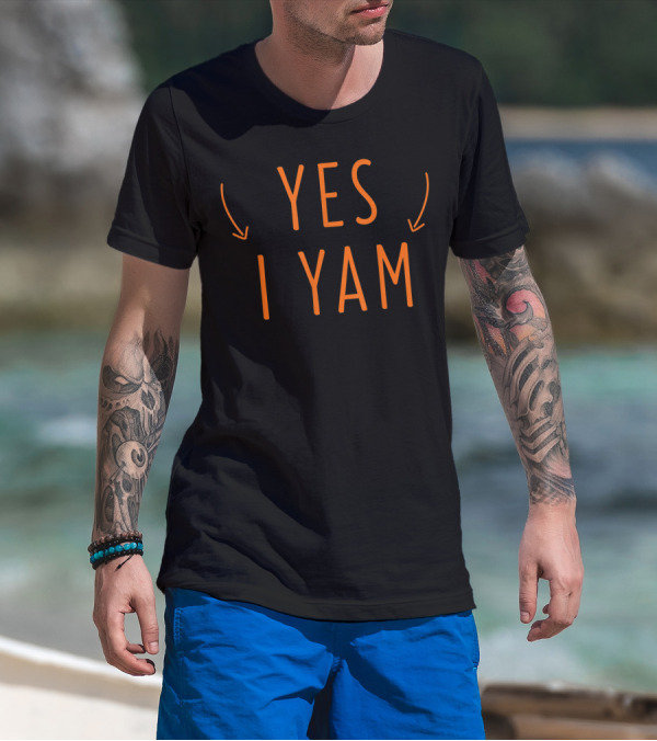She's My Sweet Potato Yes I Yam Matching Couple's T-Shirt