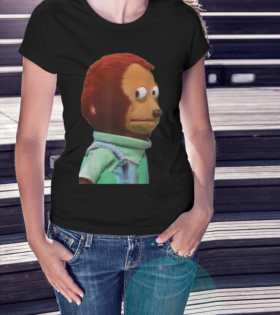 Solo Awkward Look Monkey Puppet Meme Expression T-Shirt