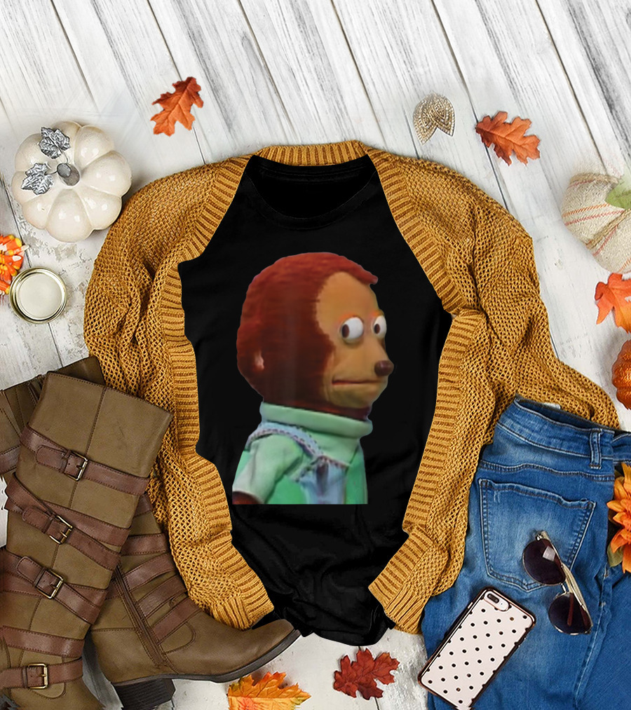 Solo Awkward Look Monkey Puppet Meme Expression T-Shirt