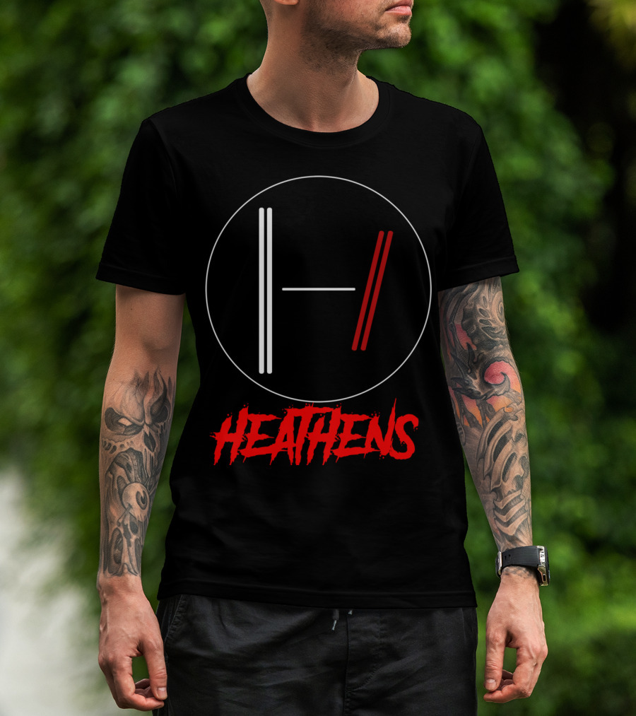 Twenty One Pilots Heathens Logo Circle T-Shirt
