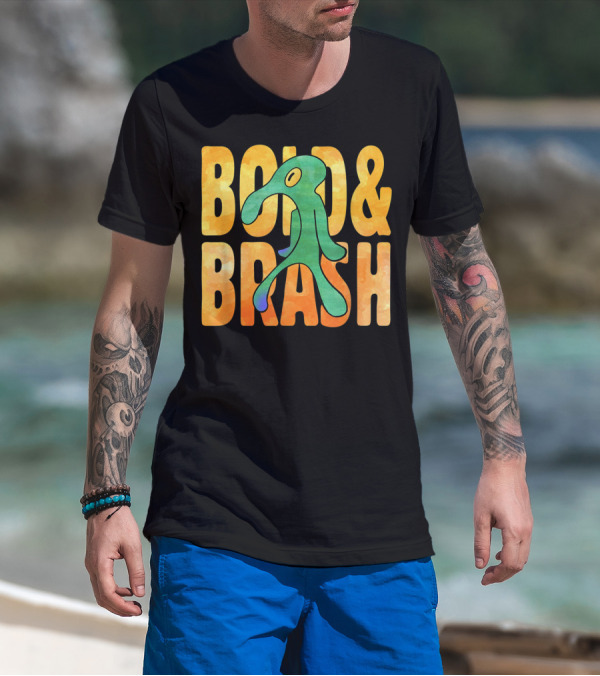 Bold Brash Squidward Painting Meme T-Shirt