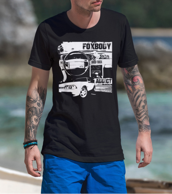 Foxbody Addict Mustang Dashboard T-Shirt