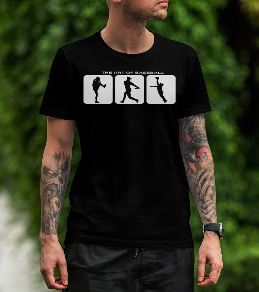 The Art Of Baseball Hardball Ballgame Homerun Softball T-Shirt