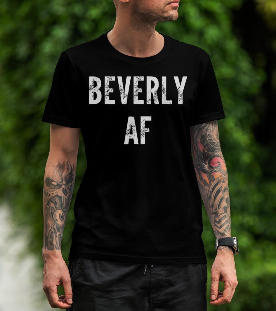 Beverly AF Distressed T-Shirt