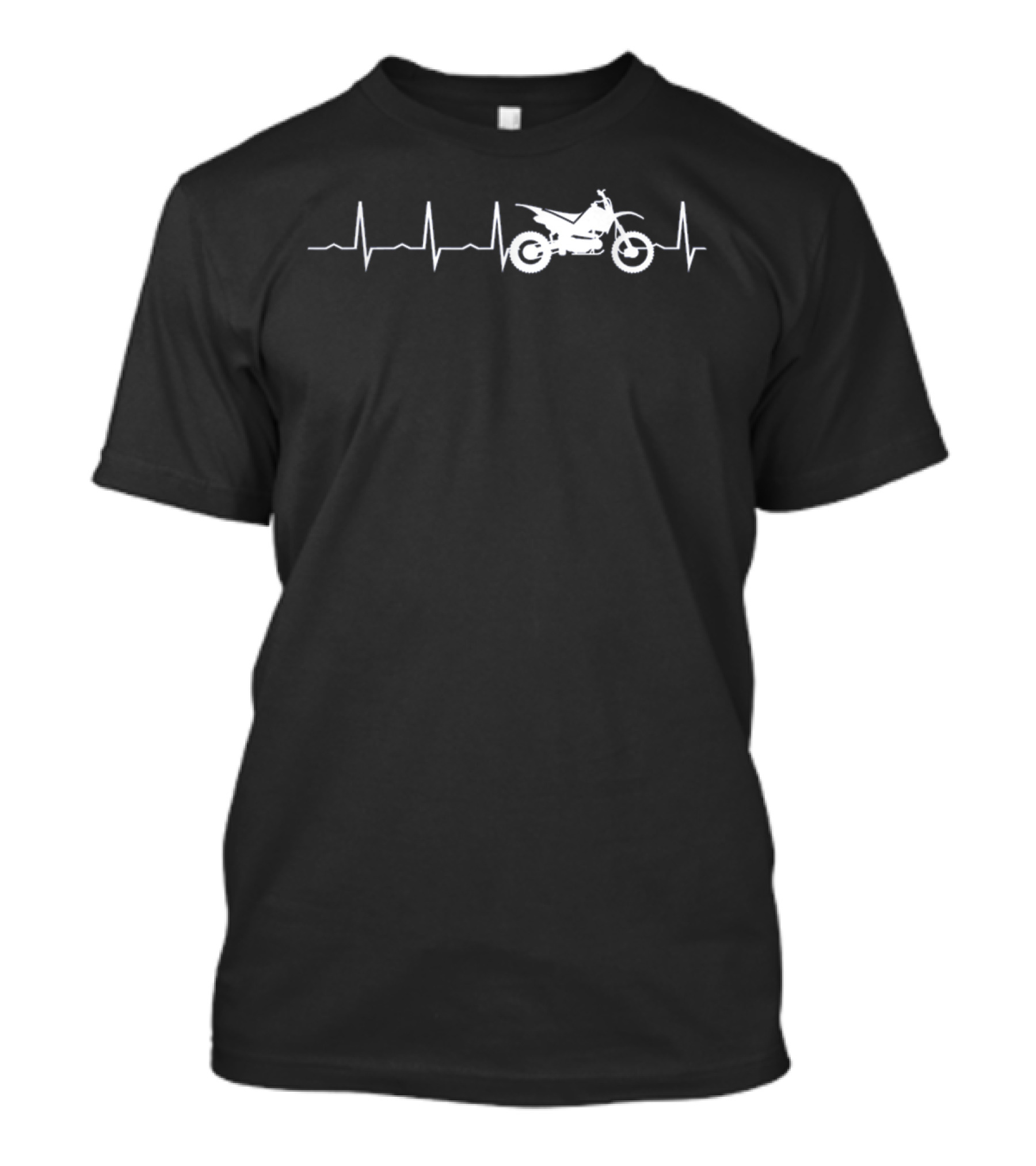 Heartbeat Dirt Bike Passion Adventure Pulse T-Shirt