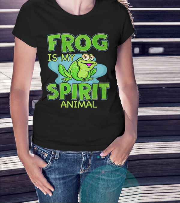 Frog Is My Spirit Animal Amphibian Lover T-Shirt