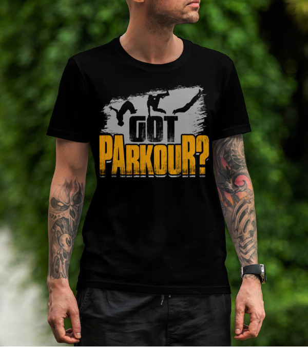 Got Parkour Adrenaline Junkie Training Silhouette Moves T-Shirt