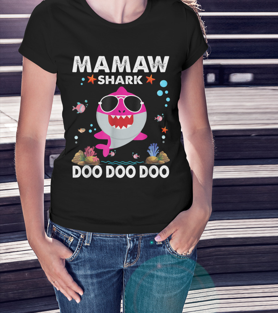Mamaw Shark Doo Doo Doo T-Shirt