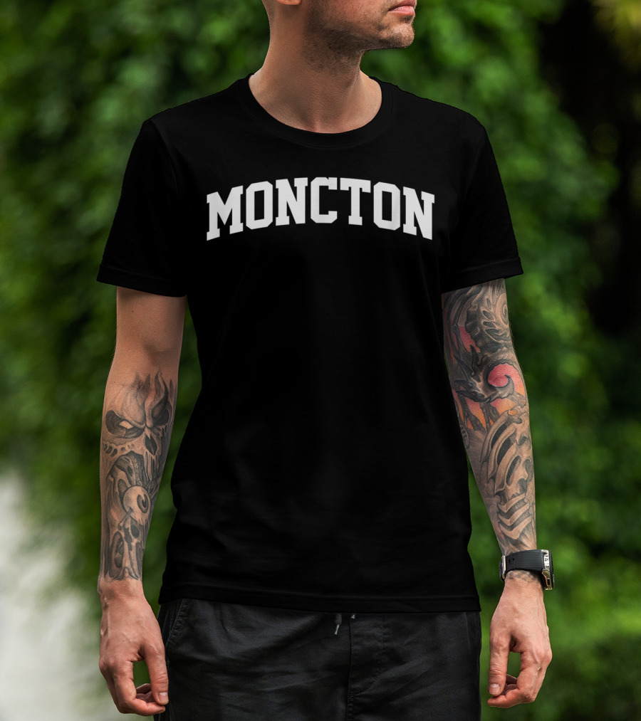 Moncton Vintage Sports Team Arch Classic T-Shirt