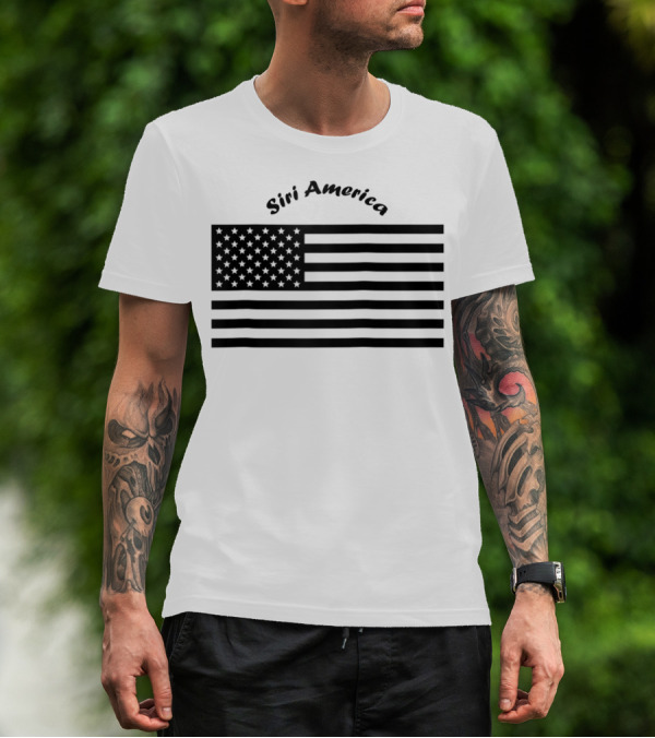 Siri America American Flag T-Shirt