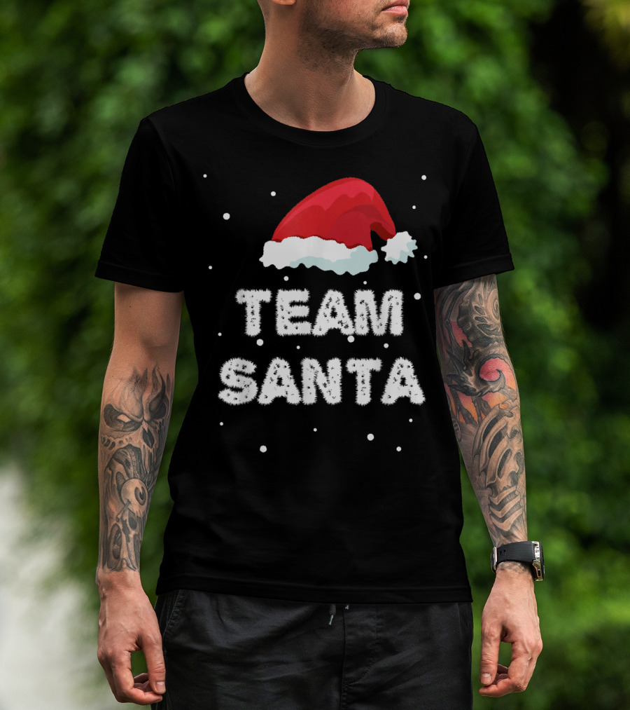 Team Santa Xmas Hat For Family Christmas T-Shirt