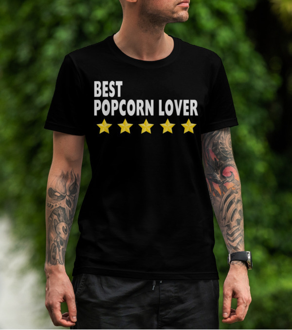Best Popcorn Lover Five Star Men Kids T-Shirt