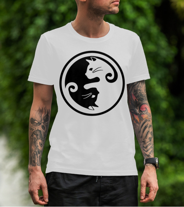 Cat Yin Yang T-Shirt