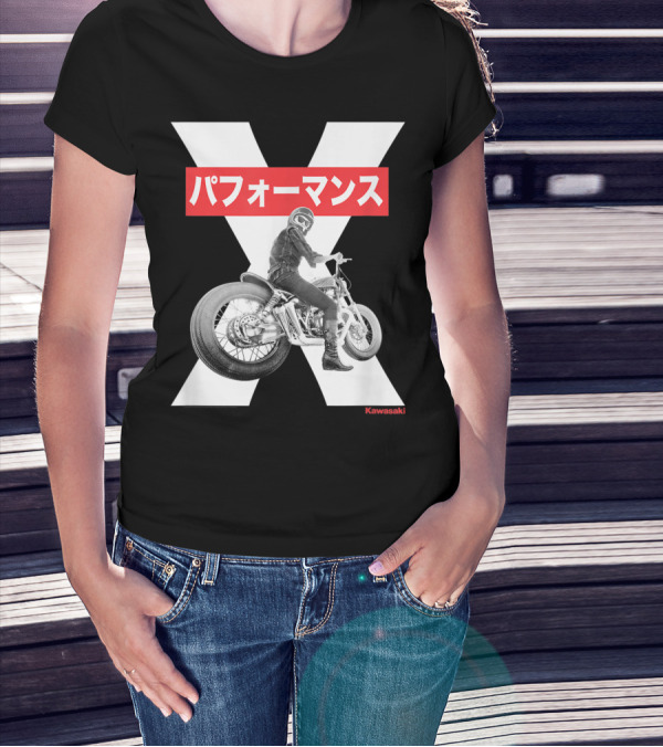 Kawasaki Performance Classic Motorcycle X T-Shirt