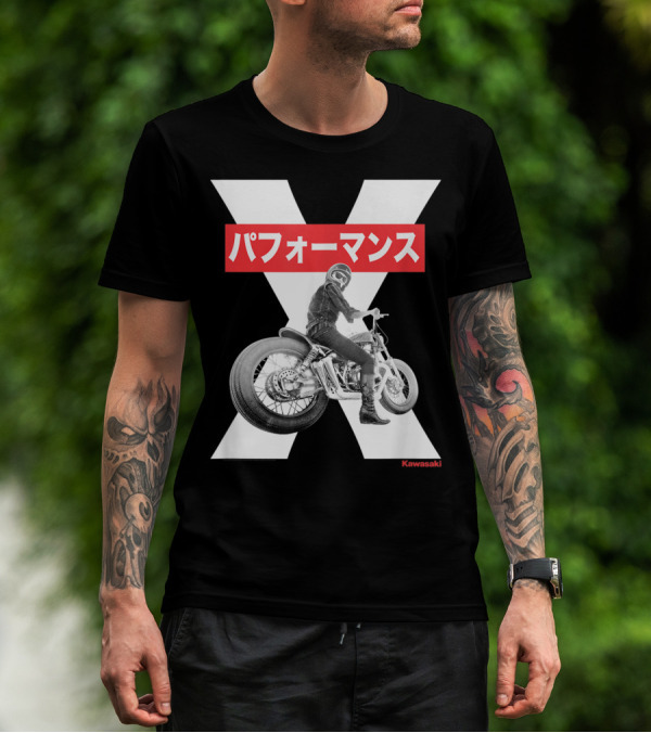Kawasaki Performance Classic Motorcycle X T-Shirt