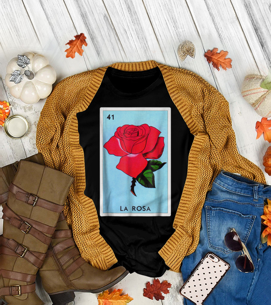 Loteria La Rosa Card 41 Classic Version T-Shirt