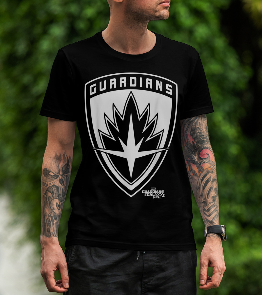 Guardians Of The Galaxy Vol 2 Marvel Classic Shield T-Shirt