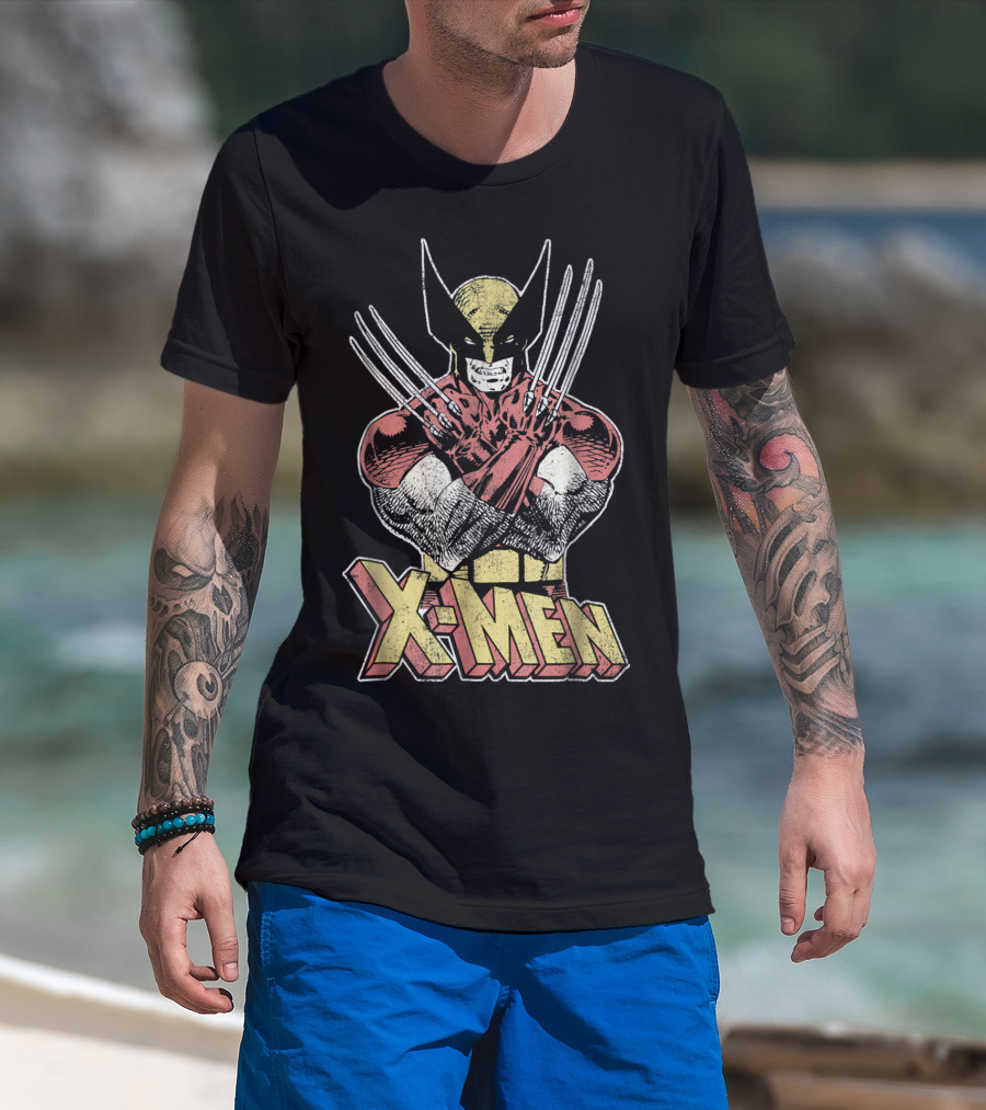 X-Men Wolverine Classic Comic Marvel T-Shirt