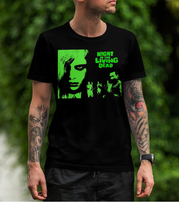 Night Of The Living Dead Vintage Classic Zombie Horror Movie T-Shirt
